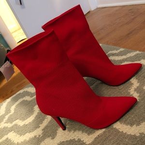 Red Brash heels never worn with tags